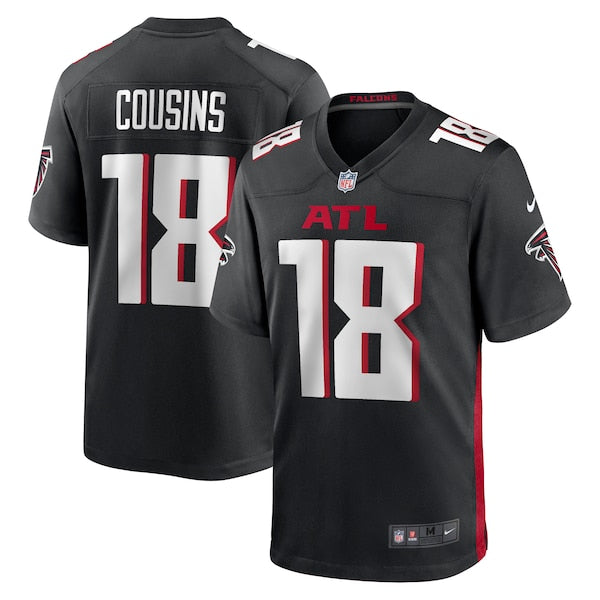 Kirk Cousins Atlanta Falcons Nike Youth Game Player Jersey - Black