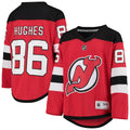 Jack Hughes New Jersey Devils Youth Home Player Replica Jersey - Red