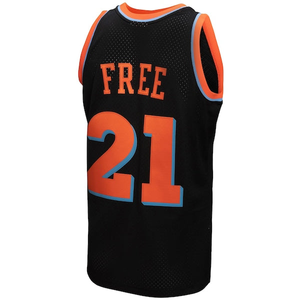 Cleveland Cavaliers  1984-85 Hardwood Classics World B. Free Reload 3.0 Swingman Jersey - Black