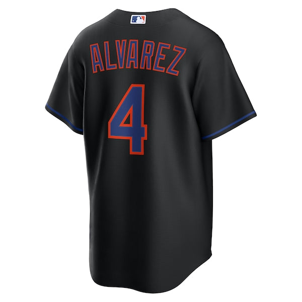 Francisco Alvarez New York Mets Nike Alternate Replica Jersey - Black