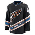 Washington Capitals  Alternate 50th Anniversary Premium Custom Jersey - Black/Red/White