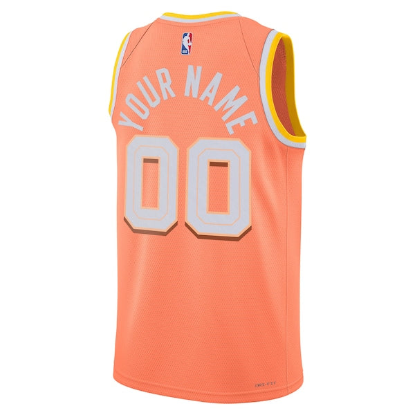 Cleveland Cavaliers Nike Unisex 2025/26 City Edition Swingman Custom Jersey - Orange