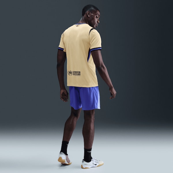 Barcelona Nike 2025/26 Away Stadium Replica Jersey - Gold/Navy