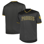 San Diego Padres Profile Big & Tall Pop Fashion Jersey - Charcoal