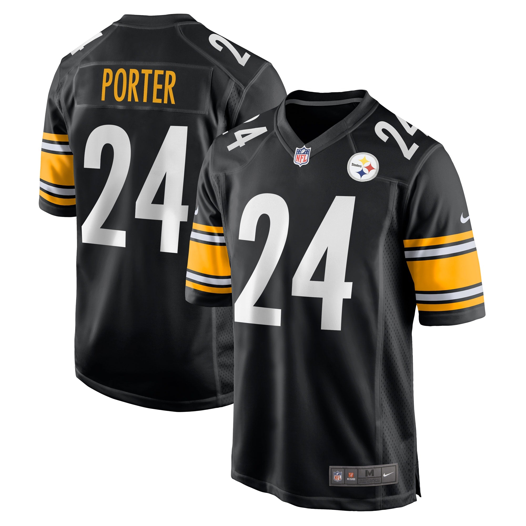 Joey Porter Jr. Pittsburgh Steelers Nike Alternate 1933 Throwback Game Jersey - Gold/Black