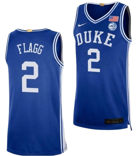Cooper Flagg Duke Blue Devils #2 Basketball Jersey - Blue
