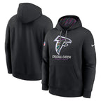 Atlanta Falcons Nike 2024 NFL Crucial Catch Club Pullover Hoodie - Black