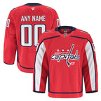Washington Capitals  Home Authentic Pro Custom Jersey - Red