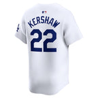 Clayton Kershaw Los Angeles Dodgers Nike Home Limited Player Jersey - White/Gray