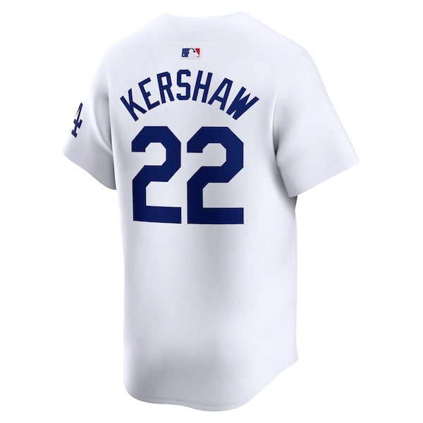 Clayton Kershaw Los Angeles Dodgers Nike Home Limited Player Jersey - White/Gray