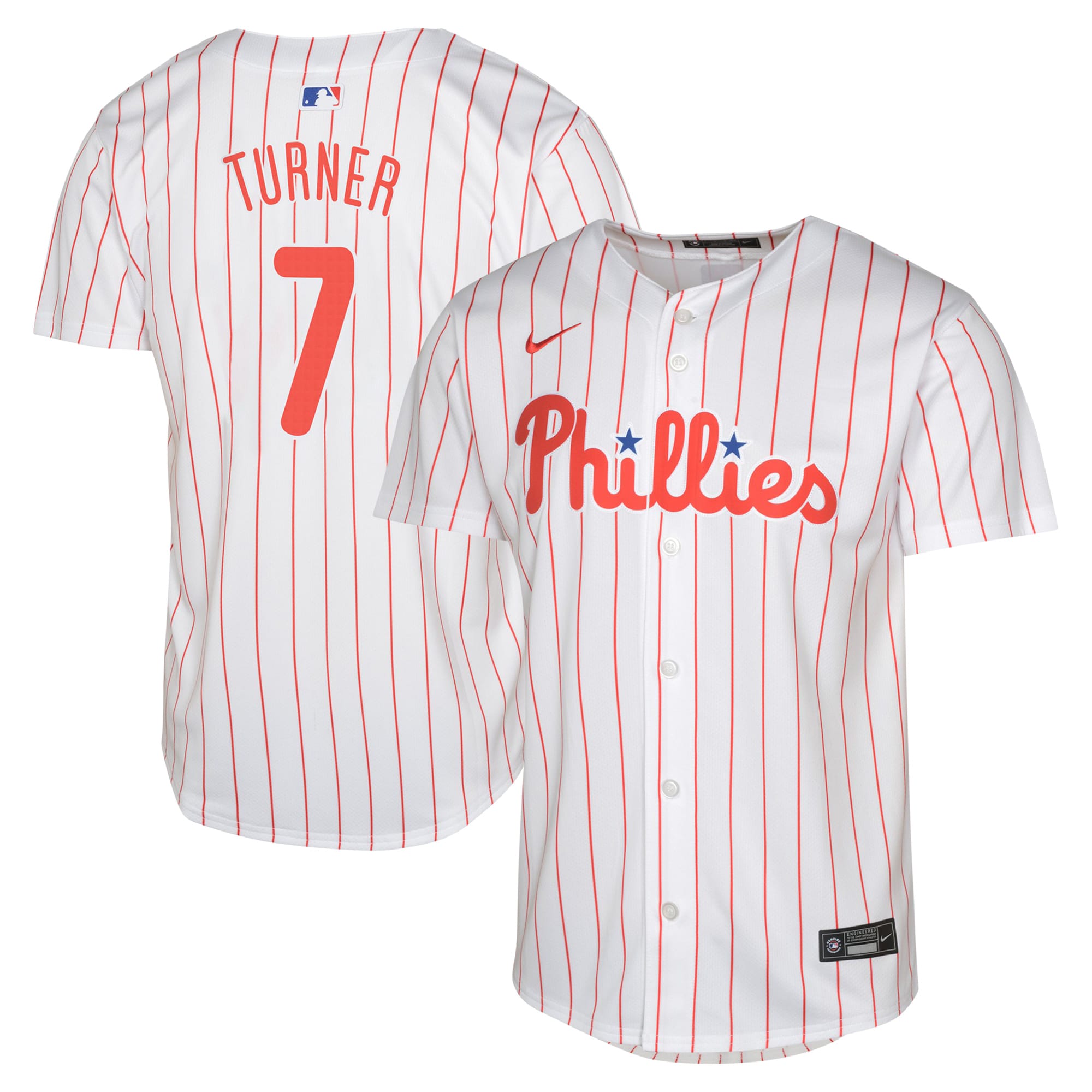 Trea Turner Philadelphia Phillies Nike Youth Alternate Limited Player Jersey - Light Blue/White