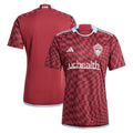 Colorado Rapids adidas 2024 One Flag Kit Replica Jersey - Burgundy