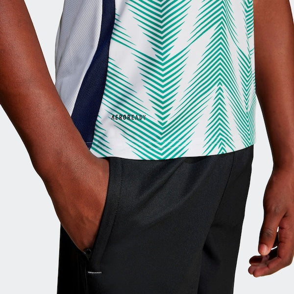 New England Revolution adidas Youth 2025 Eastern White Pine x Flag of New England Replica Jersey - White