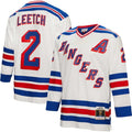 Brian Leetch New York Rangers Alternate Captain Patch 1993/94 Blue Line Player Jersey - White