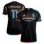 Julian Fernandez New York City FC adidas 2024 24/7 Kit Authentic Player Jersey – Black