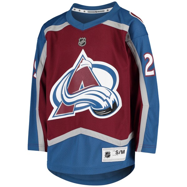 Nathan MacKinnon Colorado Avalanche Youth Home Replica Player Jersey - Burgundy