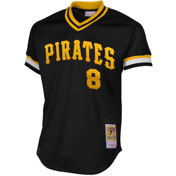 Willie Stargell Pittsburgh Pirates 1982 Authentic Cooperstown Collection Mesh Batting Practice Jersey - Black