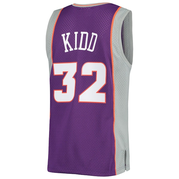 Jason Kidd Phoenix Suns Big & Tall Hardwood Classics 2000/01 Swingman Jersey - Purple