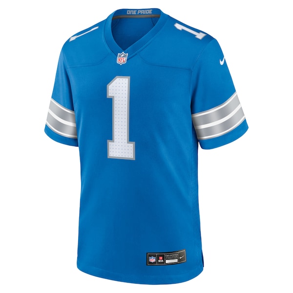 Jameson Williams Detroit Lions Nike Game Player Jersey - Blue/Black