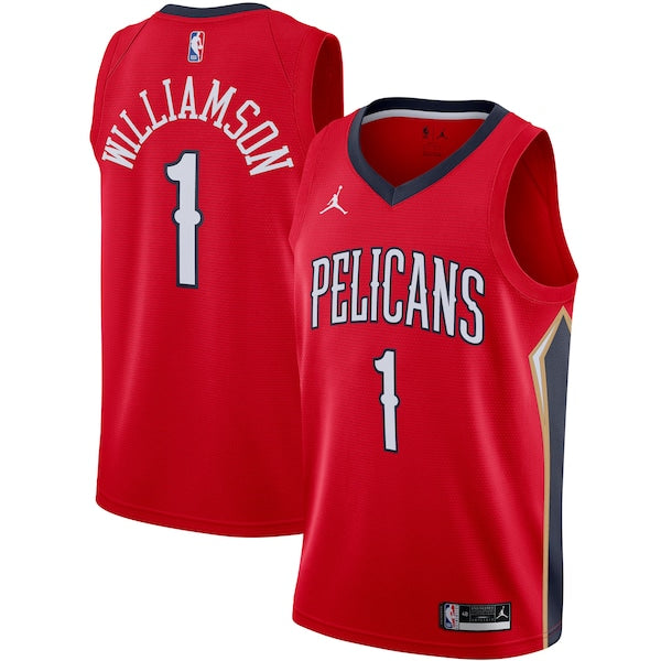 Zion Williamson New Orleans Pelicans Jordan Brand 2020/21 Swingman Jersey - Statement Edition - Red