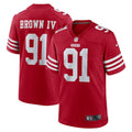 Earnest Brown IV San Francisco 49ers Nike Team Game Jersey -  Scarlet