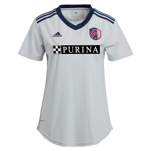 Eduard Löwen St. Louis City SC adidas Women's 2024 The Spirit Kit Replica Jersey - Gray