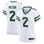 Zach Wilson New York Jets Nike Women's Player Jersey - White/Black/Green