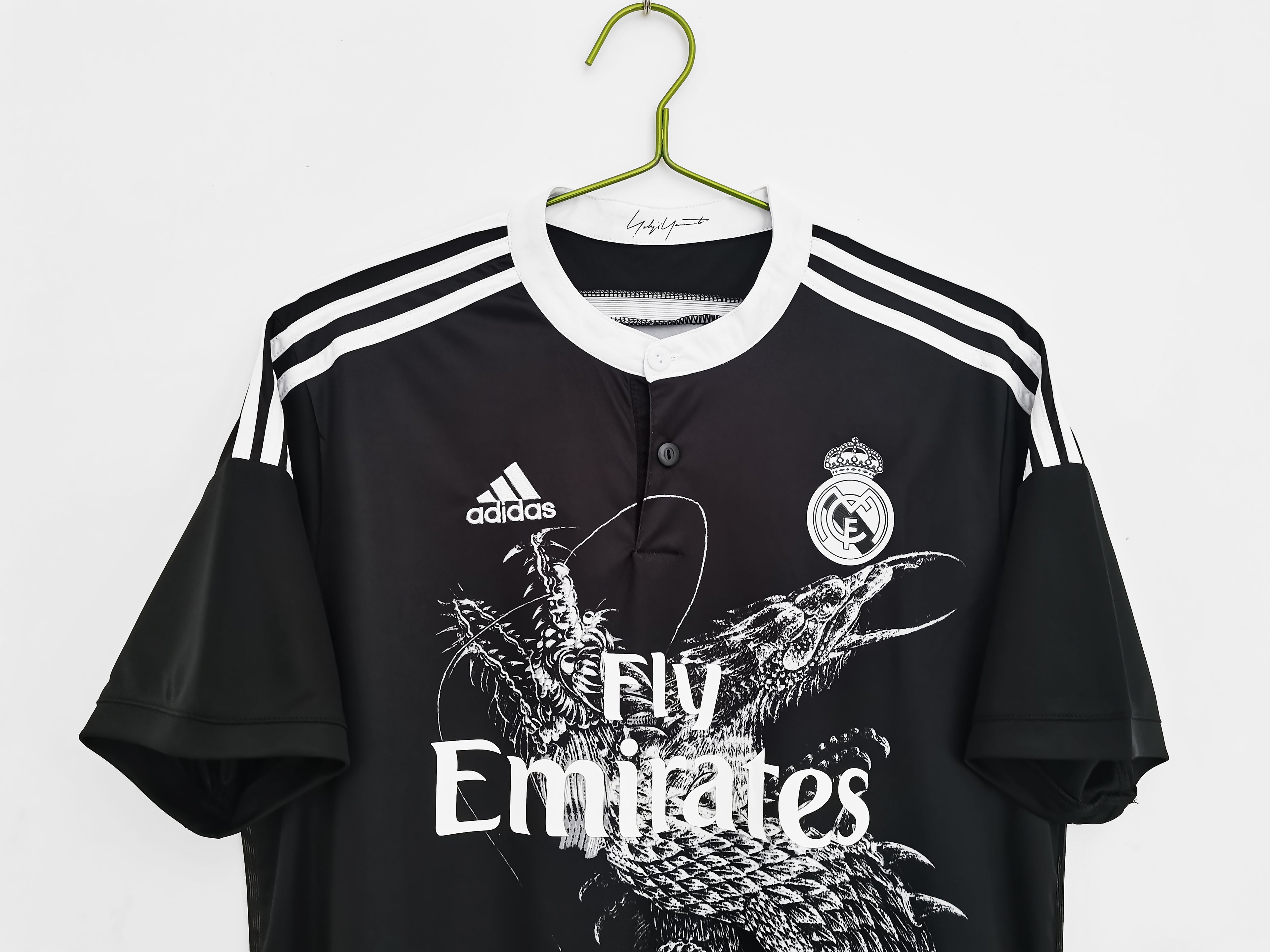 Los Merengues 2014-15 Second Away Vintage Custom Jersey - Black Dragon