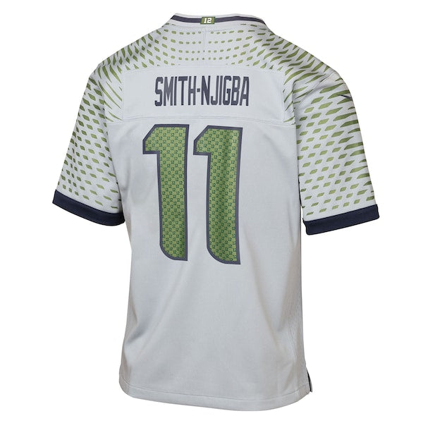 Jaxon Smith-Njigba Seattle Seahawks Nike Youth 2025 Rivalries Collection Game Jersey - Wolf Gray