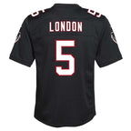 Drake London Atlanta Falcons Nike Youth Game Jersey - Black