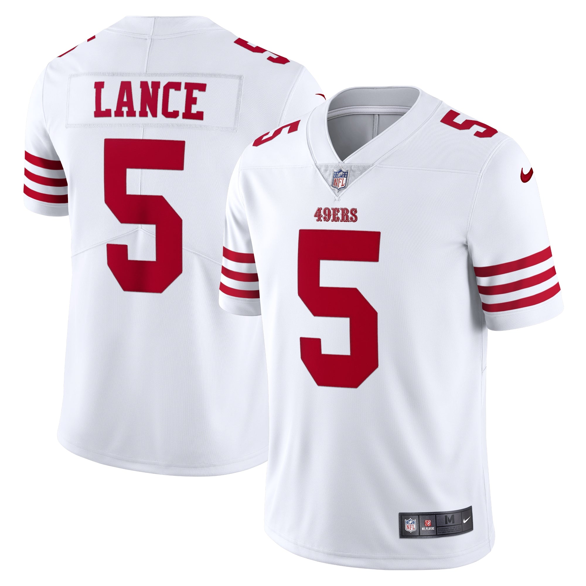 Trey Lance San Francisco 49ers Nike Alternate Vapor Limited Jersey - Scarlet/Scarlet/White