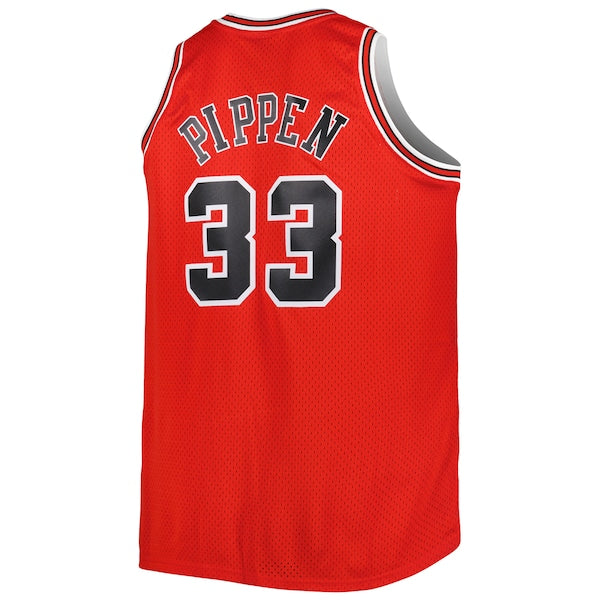 Scottie Pippen Chicago Bulls Big & Tall Hardwood Classics 2003/04 Swingman Jersey - Red