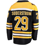 Victor Soderstrom Boston Bruins  Home Breakaway Jersey - Black