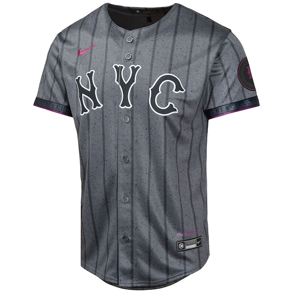Pete Alonso New York Mets Nike Youth 2024 City Connect Limited Player Jersey - Graphite