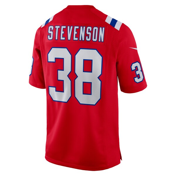 Rhamondre Stevenson New England Patriots Nike Alternate Game Player Jersey - Red/Navy/White