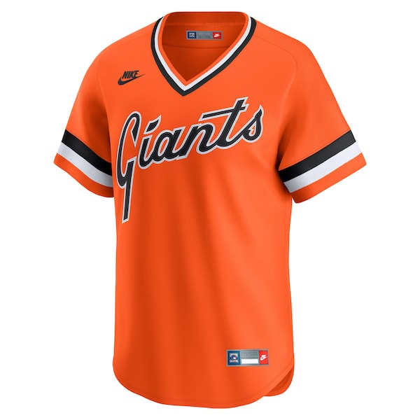 San Francisco Giants Nike Throwback Cooperstown Collection Limited Jersey - Orange