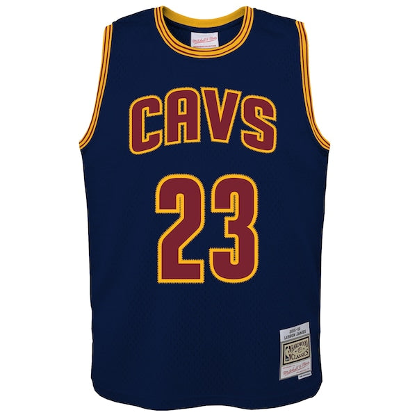 LeBron James Cleveland Cavaliers  Youth 2008/09 Hardwood Classics Swingman Jersey - Navy