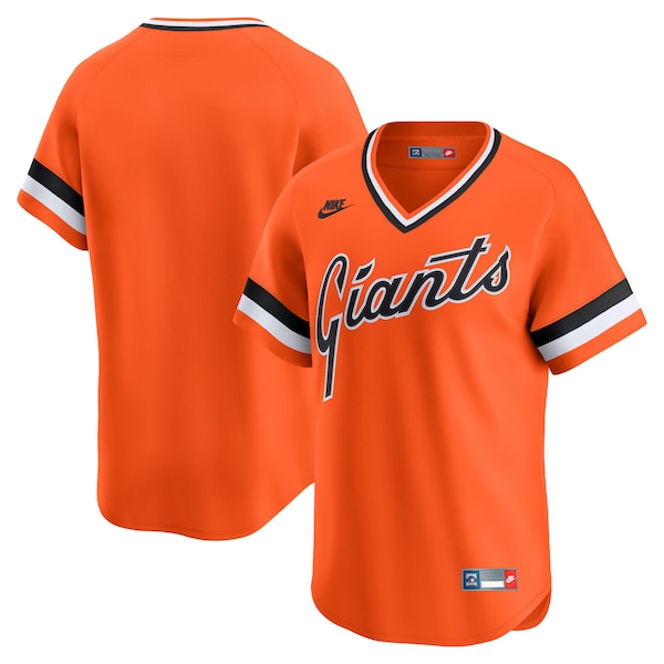 San Francisco Giants Nike Throwback Cooperstown Collection Limited Jersey - Orange