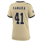 Alvin Kamara New Orleans Saints Nike Women's Gameday Golds Alternate Game Player Jersey - Gold/Black/White