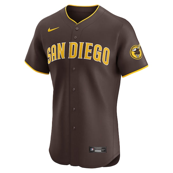 Fernando Tatis Jr. San Diego Padres Nike Road Elite Jersey - Brown/Khaki/White