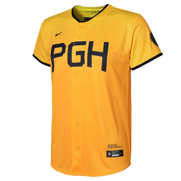 Willie Stargell Pittsburgh Pirates Nike Youth 2023 City Connect Replica Player Jersey - Gold