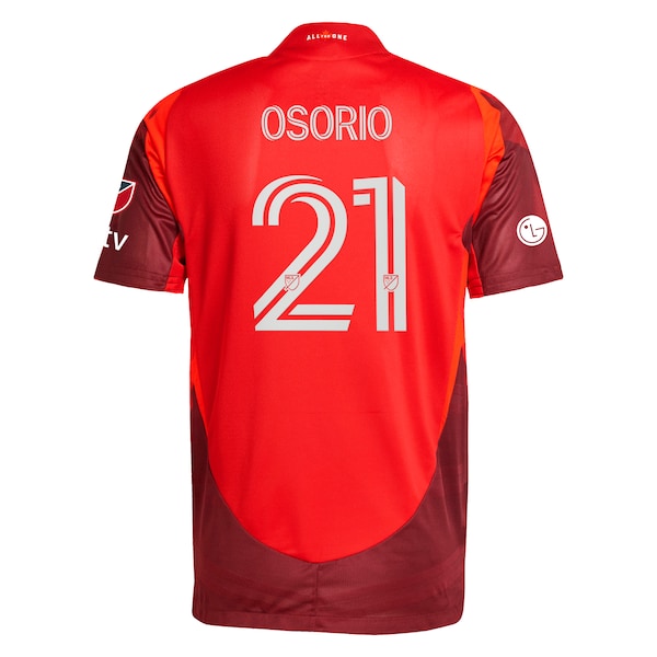 Jonathan Osorio Toronto FC adidas 2025 Club Kit Authentic Player Jersey - Red