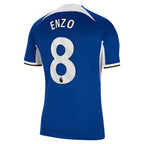 Enzo Fernández Chelsea Nike 2023/24 Home Stadium Replica Jersey - Blue/Mint/Navy