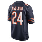 Nick McCloud Chicago Bears Nike Team Game Jersey -  Navy