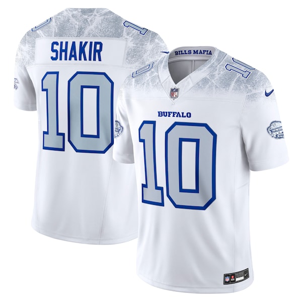 Khalil Shakir Buffalo Bills Nike 2025 Rivalries Collection Limited Jersey - White