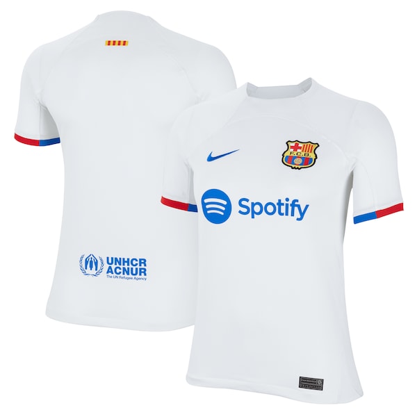 Barcelona Nike Youth 2023/24 Away Replica Jersey - White