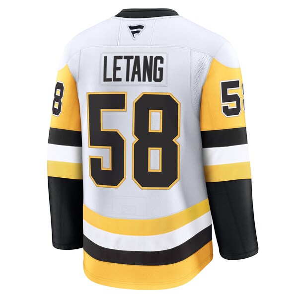 Kris Letang Pittsburgh Penguins   Premium Jersey - White/Black