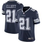 Ezekiel Elliott Dallas Cowboys Nike Vapor Limited Jersey - Navy/White