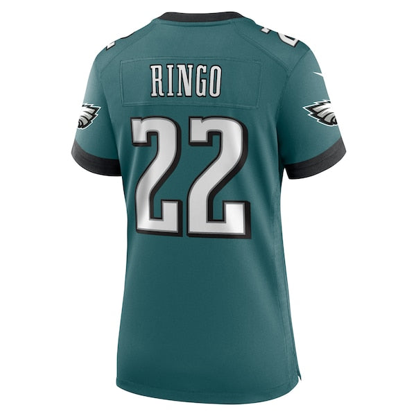 Kelee Ringo Philadelphia Eagles Nike Women's Team Game Jersey - Midnight Green