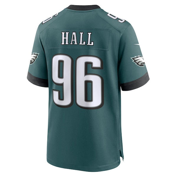Gabe Hall Philadelphia Eagles Nike Team Game Jersey - Midnight Green